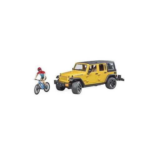 bruder Jeep Wrangler Rubicon Unlimited mit Mountainbike 2543 Spielzeugauto