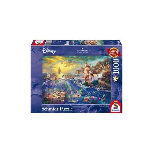 Schmidt Thomas Kinkade Kleine Meerjungfrau - Arielle Puzzle, 1000 Teile