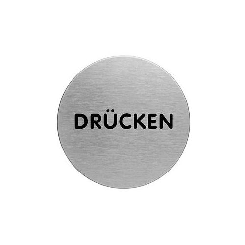 DURABLE Piktogramm "Drücken" rund 6,5 cm