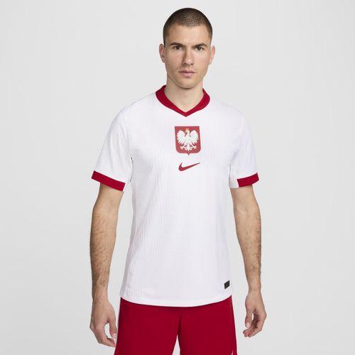 Polen 2024/25 Match Home Nike Authentic Dri-FIT ADV Kurzarm-Fußballtrikot für Herren - Weiß