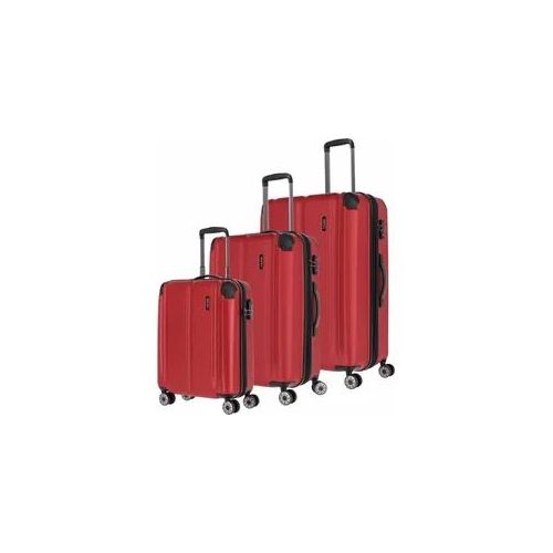 Travelite City 4-Rad Trolley L-erw /M-erw und S Rot