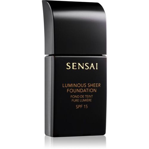 Sensai Luminous Sheer Foundation auffrischendes Make-up SPF 15 Farbton LS206 Brown Beige 30 ml