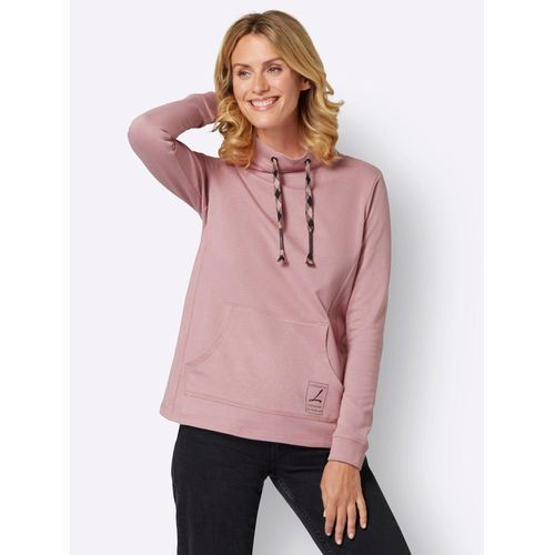 Sweatshirt CASUAL LOOKS Gr. 36, lila (hortensie) Damen Sweatshirts