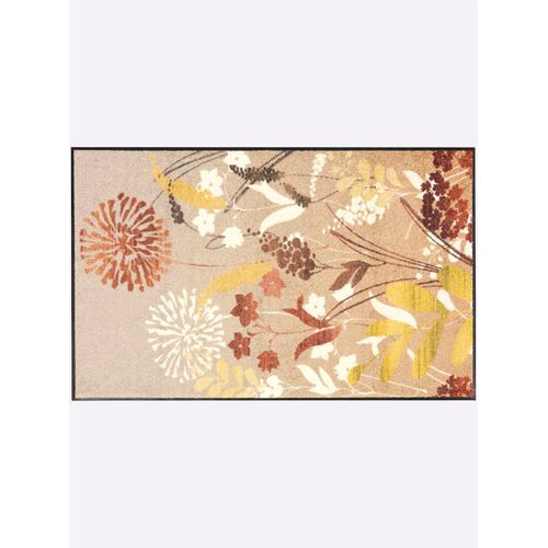 Fußmatte SALONLOEWE Gr. 5, braun, B:60cm H:7mm L:180cm, Polyamid, Kunstfaser, Teppiche