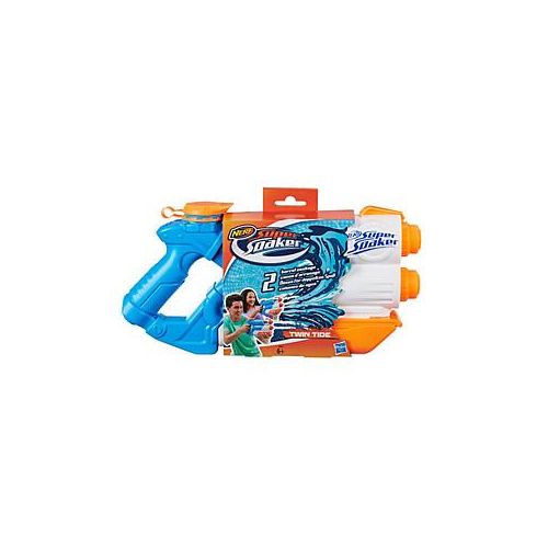 Hasbro Wasserpistole Nerf Super Soaker Twin Tide blau