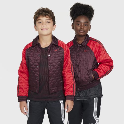 Veste aviateur Nike Culture of Basketball pour ado - Rouge