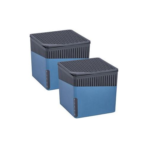 WENKO Cube Raumentfeuchter blau, 2x 1,0 kg