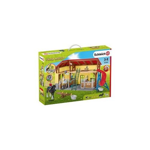 Schleich® Farm World 42485 Pferdestall Spielfiguren-Set