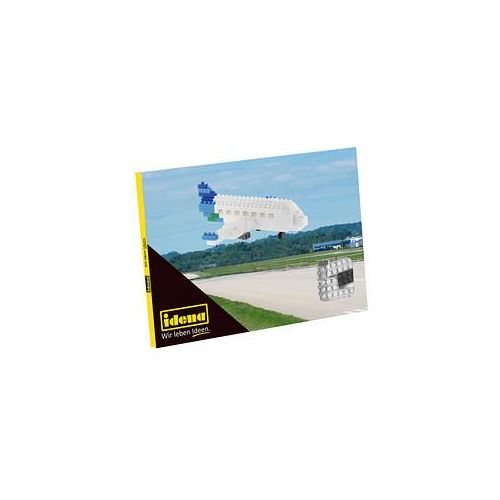 Idena 40149 Postkarte Flugzeug Mini- Bausteine