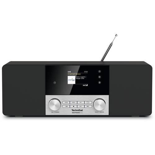 TechniSat DIGITRADIO 4 C - Stereo Digital-Radio (Farbdisplay, Bluetooth, 3,5mm Klinke, AUX, Radiowecker) schwarz