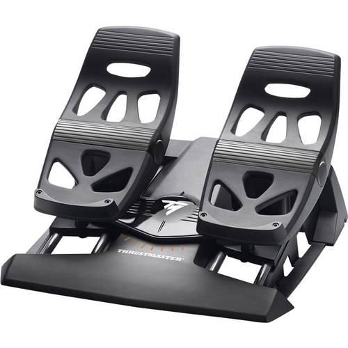 Thrustmaster TFRP T.Flight Rudder Pedals Bremspedal-Platte USB, RJ12 PC, PlayStation 4, Xbox One Schwarz