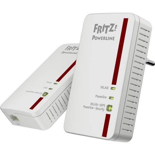 AVM FRITZ!Powerline 1240E WLAN Set Powerline WLAN Starter Kit 20002745 1200 MBit/s