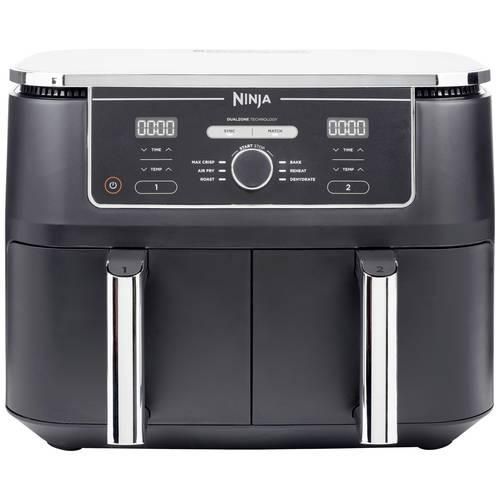 Ninja AF400EU Doppel-Fritteuse 9.5 l 2470 W Heißluft-Funktion Schwarz