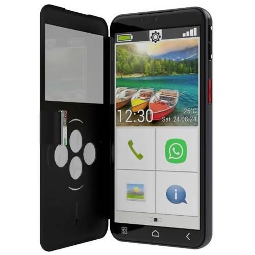 Emporia SMART 6 Lite Senioren-Smartphone 128 GB 16.7 cm (6.58 Zoll) Schwarz Android™ 13 Single-SIM