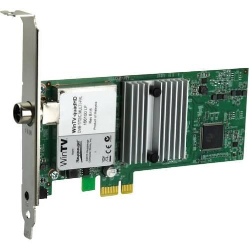 Hauppauge WinTV-quadHD DVB-T2 (Antenne), DVB-T (Antenne), DVB-C (Kabel) PCIe x1-Karte mit Fernbedienung Anzahl Tuner: 4