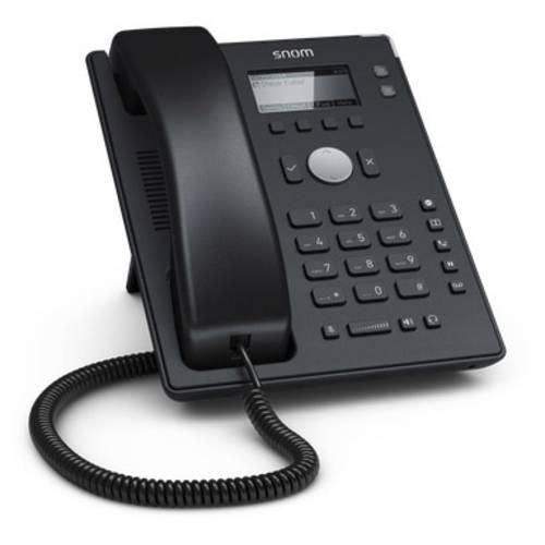 SNOM D120 Schnurgebundenes Telefon, VoIP PoE LC-Display Schwarz