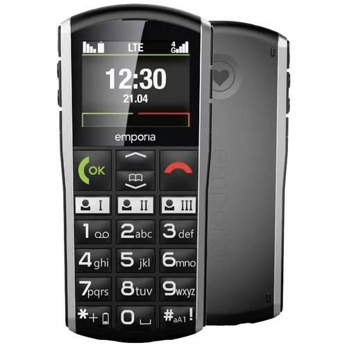 Emporia Simplicity LTE Senioren-Handy 64 MB 5.1 cm (2 Zoll) Schwarz Single-SIM