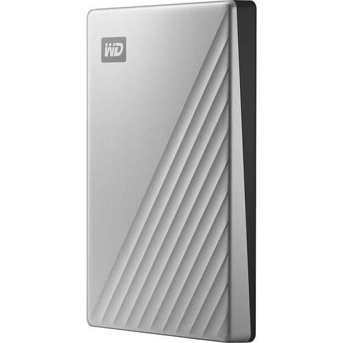 WD My Passport Ultra 2 TB Externe Festplatte 6.35 cm (2.5 Zoll) USB-C® Silber WDBC3C0020BSL-WESN