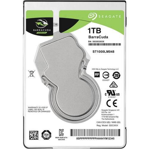 Seagate BarraCuda® 1 TB Interne Festplatte 6.35 cm (2.5 Zoll) SATA 6 Gb/s ST1000LM048 Bulk