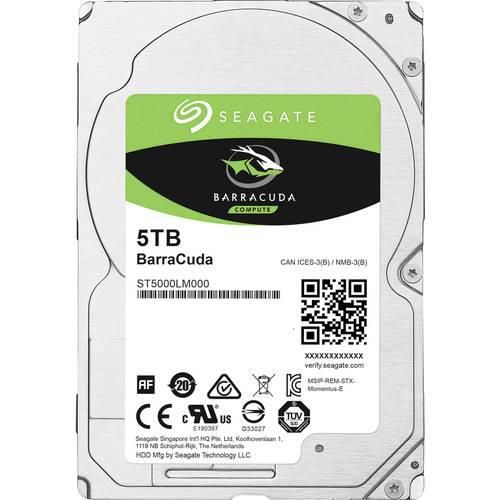 Seagate BarraCuda® 5 TB Interne Festplatte 6.35 cm (2.5 Zoll) SATA III ST5000LM000 Bulk