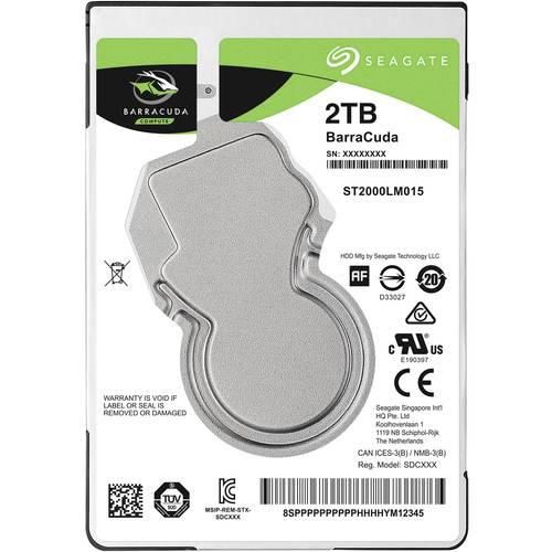 Seagate BarraCuda® 2 TB Interne Festplatte 6.35 cm (2.5 Zoll) SATA 6 Gb/s ST2000LM015 Bulk