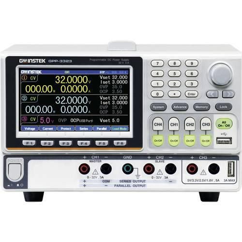 GW Instek GPP-3323 Labornetzgerät, einstellbar 0 - 32 V 0 - 3 A RS-232, USB programmierbar Anzahl Ausgänge 3 x