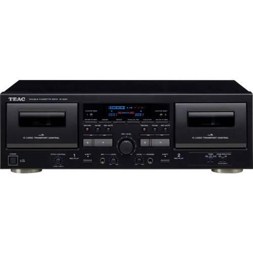 TEAC W-1200 Tape Deck Schwarz