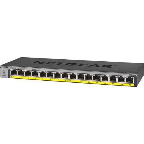 NETGEAR GS116LP Netzwerk Switch 16 Port PoE-Funktion