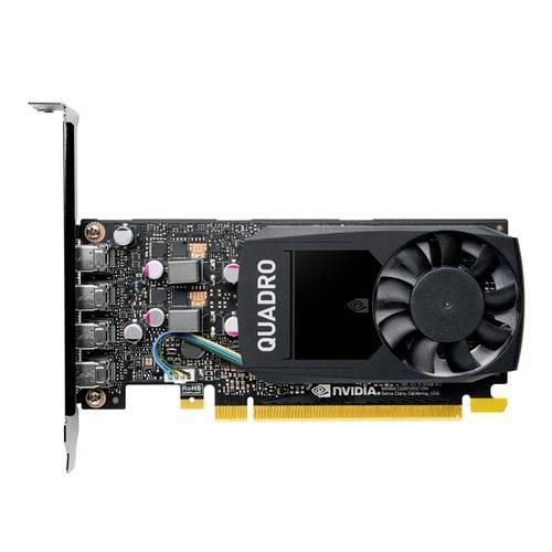 PNY Grafikkarte Nvidia Quadro P1000 V2 4 GB GDDR5-RAM PCIe x16 Mini DisplayPort Low Profile, Vulkan