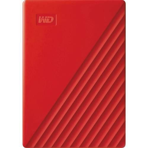 WD My Passport 2 TB Externe Festplatte 6.35 cm (2.5 Zoll) USB 3.2 Gen 1 (USB 3.0) Rot WDBYVG0020BRD-WESN