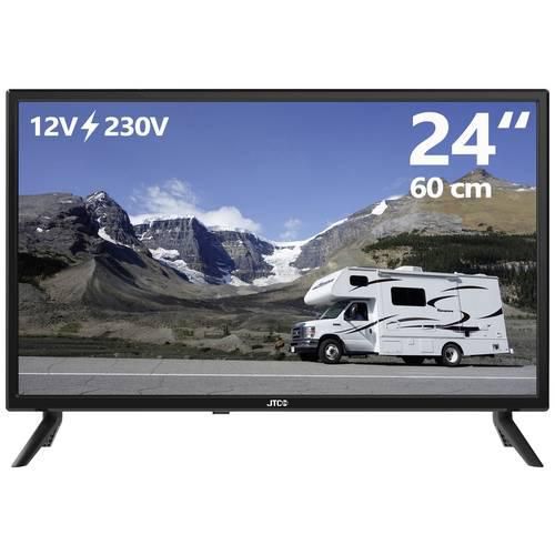 JTC JTCT24H39241 LED-TV 60 cm 24 Zoll EEK E (A - G) CI+, DVB-C, DVB-S, DVB-S2, DVB-T, DVB-T2, HD ready Schwarz