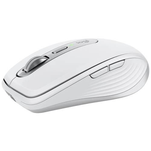 Logitech MX Anywhere 3S Maus Funk Optisch Hellgrau 6 Tasten 8000 dpi