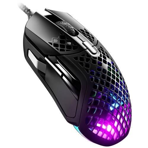 Steelseries Aerox 5 Gaming-Maus Kabelgebunden, USB Optisch Schwarz 9 Tasten 18000 dpi Beleuchtet