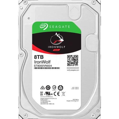 Seagate IronWolf™ 8 TB Interne Festplatte 8.9 cm (3.5 Zoll) SATA III ST8000VN004 Bulk