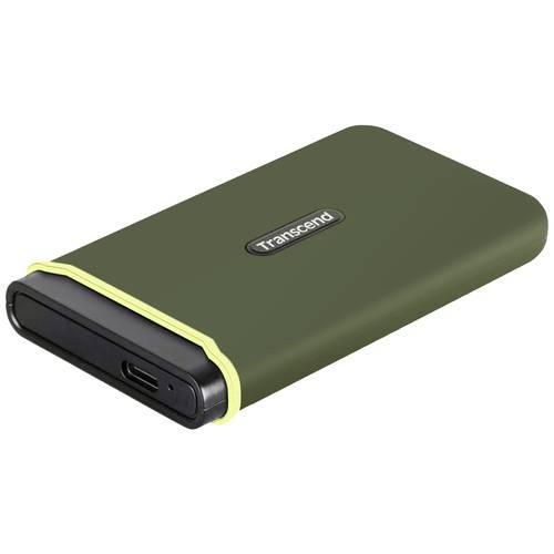 Transcend ESD380C 2 TB Externe SSD USB-C®, USB-A Grün TS2TESD380C