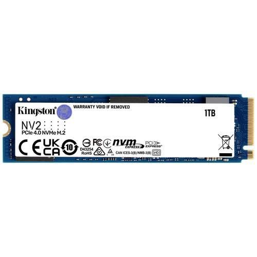 Kingston NV2 1 TB Interne M.2 PCIe NVMe SSD 2280 PCIe NVMe 4.0 x4 Retail SNV2S/1000G