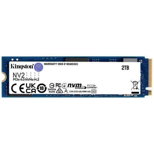 Kingston NV2 2 TB Interne M.2 PCIe NVMe SSD 2280 PCIe NVMe 4.0 x4 Retail SNV2S/2000G