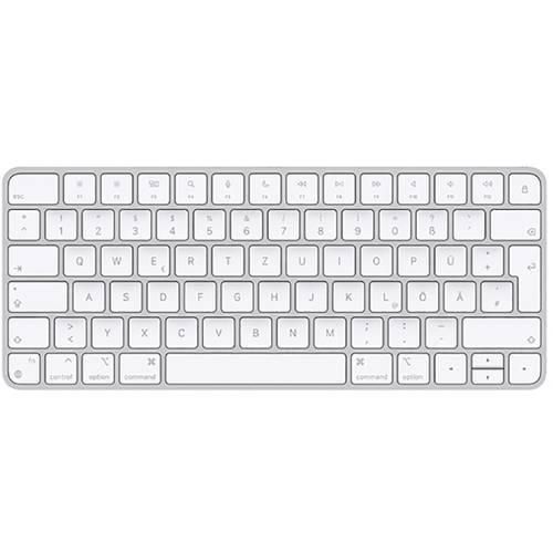 Apple Magic Keyboard Bluetooth® Tastatur Deutsch, QWERTZ Weiß Wiederaufladbar