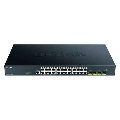 D-Link DGS-1250-28XMP/E Netzwerk Switch RJ45/SFP+ 24 + 4 Port 128 Gbit/s PoE-Funktion