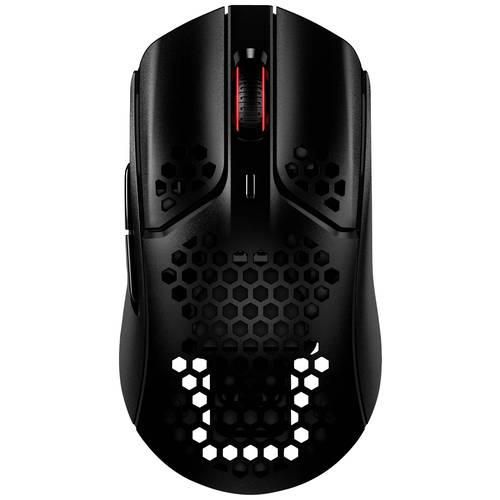 HyperX Pulsefire Haste Wireless Gaming-Maus Funk Optisch Schwarz 6 Tasten 16000 dpi Beleuchtet