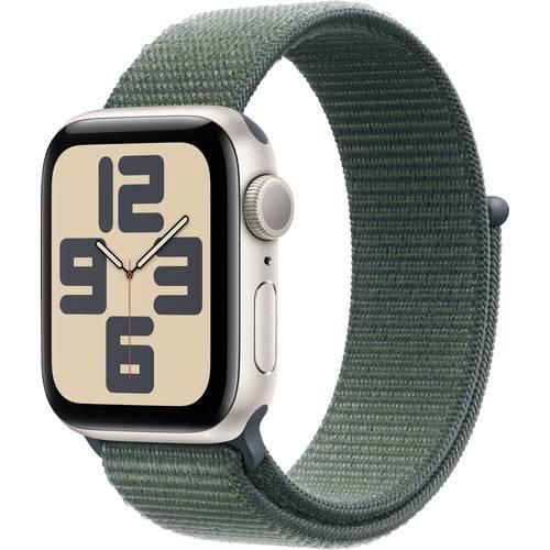 Apple Watch SE (2024) GPS 40 mm Aluminiumgehäuse Sport Loop Seegrün