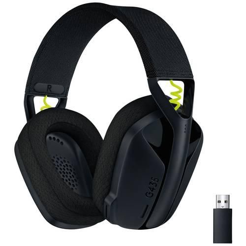 Logitech G435 LIGHTSPEED Gaming Over Ear Headset Bluetooth® Stereo Schwarz Lautstärkebegrenzung