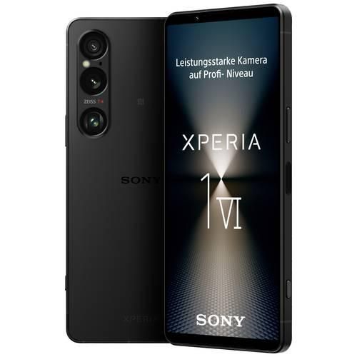 Sony Xperia 1 VI 5G Smartphone 256 GB 16.5 cm (6.5 Zoll) Schwarz Android™ 14 Dual-SIM