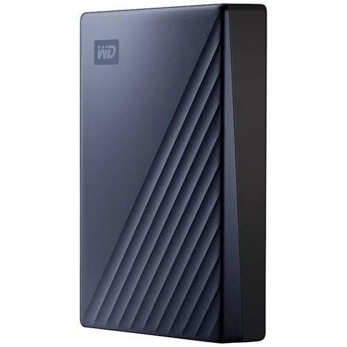 WD My Passport Ultra 5 TB Externe Festplatte 8.9 cm (3.5 Zoll) USB 3.2 Gen 1 (USB 3.0) Blau WDBFTM0050BBL-WESN