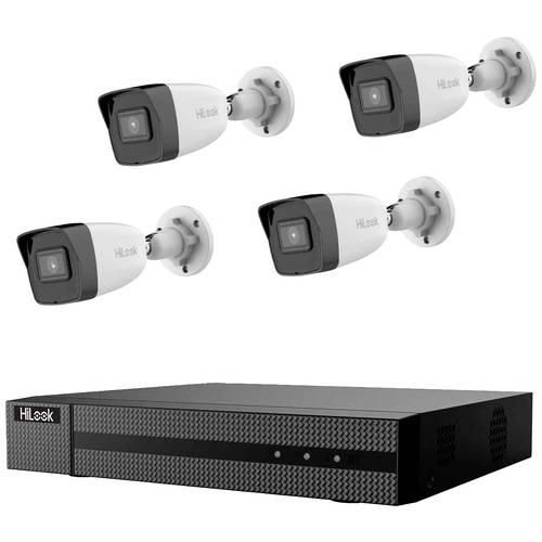 HiLook IK-4248BH-MH/P IK-4248BH-MH/P LAN IP-Überwachungskamera-Set 4-Kanal mit 4 Kameras 3840 x 2160 Pixel