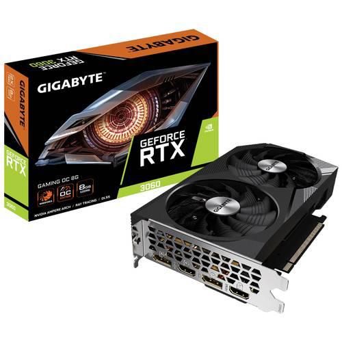 Gigabyte Grafikkarte Nvidia GeForce RTX 3060 Gaming Overclocked 8 GB GDDR6-RAM HDMI®, DisplayPort Übertaktet / Overclocked