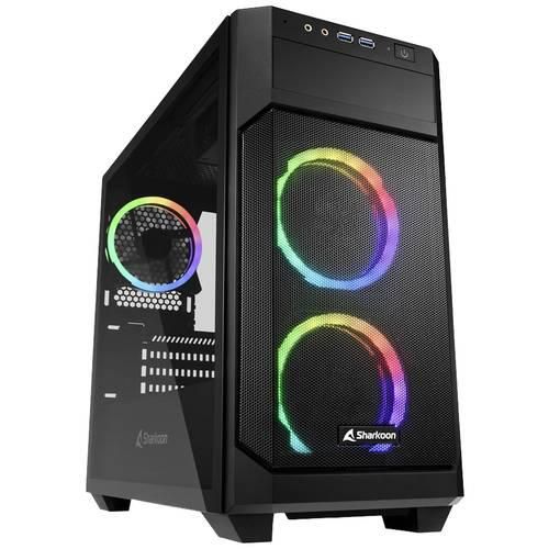 Sharkoon V1000 RGB - microATX - Seitenteil mit Fenster (gehärtetes Glas)