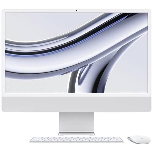 Apple iMac 24 Retina 4.5K (M3, 2023) 61 cm (24 Zoll) Silber Apple M3 8-Core CPU 8 GB RAM 256 GB SSD Apple M3 8-Core GPU MQR93D/A