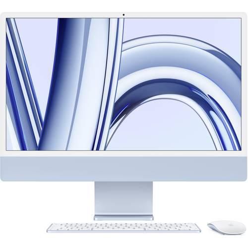 Apple iMac 24 Retina 4.5K (M3, 2023) 61 cm (24 Zoll) Blau Apple M3 8-Core CPU 8 GB RAM 512 GB SSD Apple M3 10-Core GPU MQRR3D/A