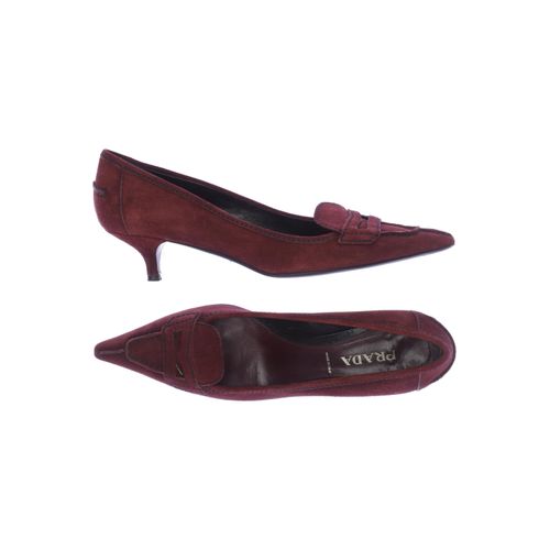 Prada Damen Pumps, bordeaux, Gr. 40